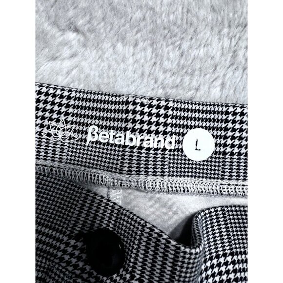 Betabrand houndstooth pattern pants women size large - Picture 3 of 7